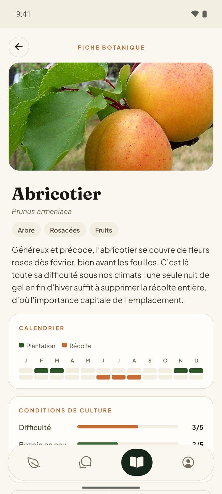 Fiche de culture dans Hortenia